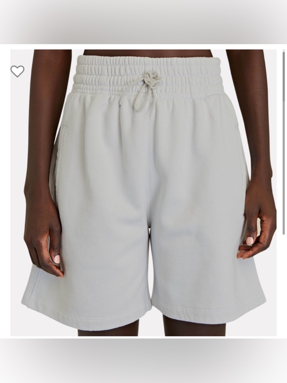 Agolde Boxing High Waist Sweat Shorts